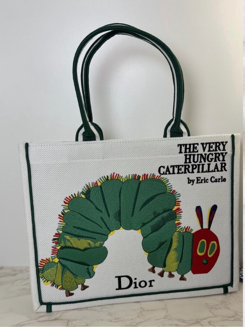 The Very Hungry Caterpillar Book Tote Bag NWT
